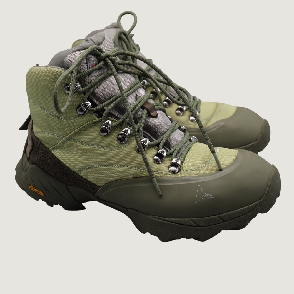 ROA Andreas Strap Hiking Boots Men Green Gorpcore EU 44 Hiking Boots